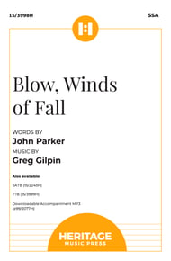 Blow, Winds of Fall SSA choral sheet music cover Thumbnail